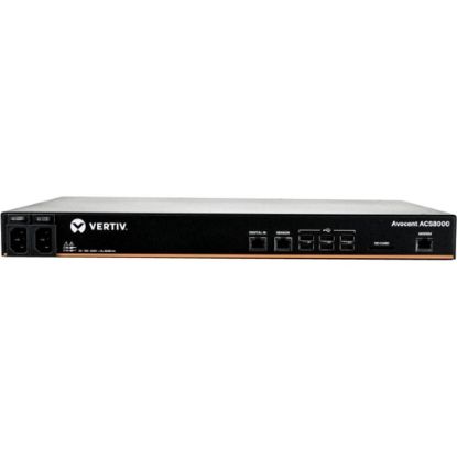 Picture of Vertiv Avocent ACS8000 Serial Console - 16 port Console Server - Modem - Dual AC - Advanced Serial Console Server - Remote Console - In - band and Out - of - band Connectivity - 16 port rs232 terminal