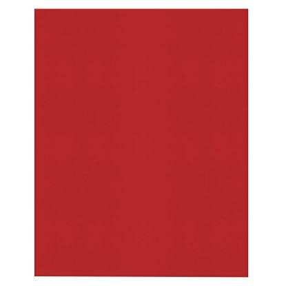 Picture of Office Depot Brand 2-Pocket Textured Paper Folders, Red, Pack Of 25