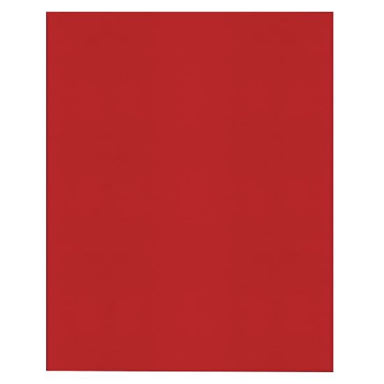 Picture of Office Depot Brand 2-Pocket Textured Paper Folders, Red, Pack Of 25