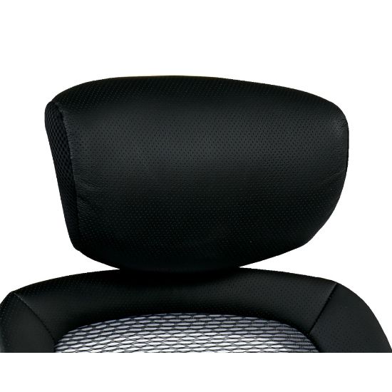 Picture of Office Star Space Seating Bonded Leather Headrest For 327-E36C61F6 And 327-66C61F6, 8-3/4inH x 15-1/4inW x 7-1/4inD, Black