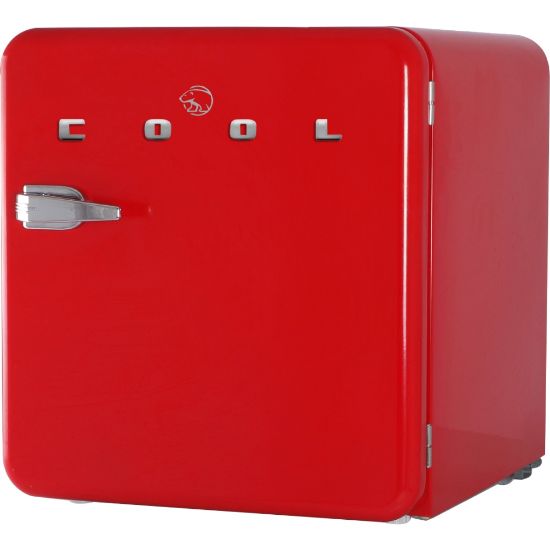 Picture of Commercial Cool Retro 1.6 Cu. Ft. Mini Refrigerator With Freezer, Red