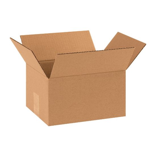 Picture of South Coast Paper Corrugated Boxes 10inL x 8inW x 6inH, Kraft, Pack Of 25