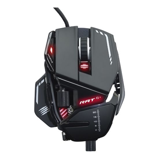 Picture of Mad Catz The Authentic R.A.T. 8+ - Mouse - optical - 11 buttons - wired - USB - black