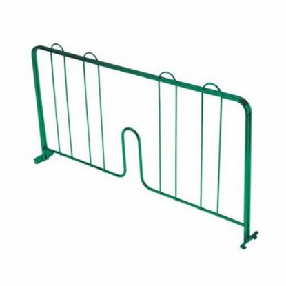 Picture of Thunder Group Pressure Fit Wire Shelf Divider For 24in Epoxy Shelves, 8in x 24in, Green