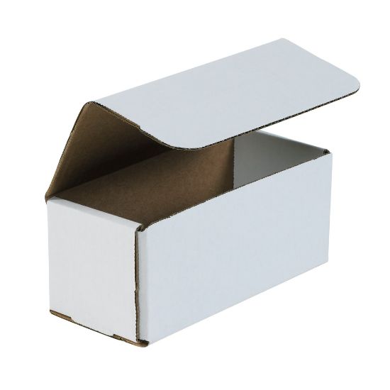 Picture of Partners Brand White Corrugated Mailers, 7in x 3in x 3in, Pack Of 50