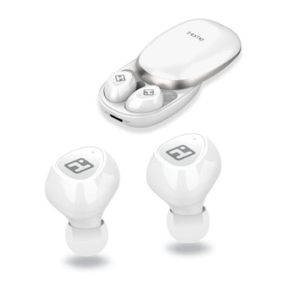 Picture of iHome TCH AX-38 Slider True Wireless Bluetooth In-Ear Earbuds, White