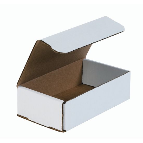 Picture of Partners Brand White Corrugated Mailers, 7in x 4in x 2in,, Pack Of 50