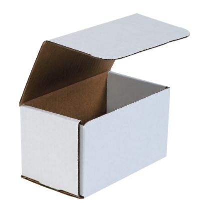 Picture of Partners Brand White Corrugated Mailers, 7in x 4in x 4in, Pack Of 50