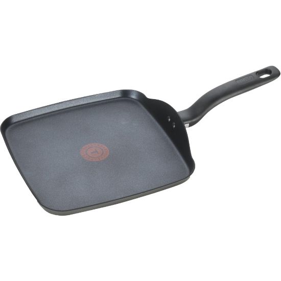 Picture of T-Fal Initiatives Aluminum Non-Stick Griddle, 10-1/4in, Black