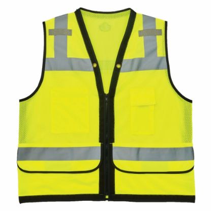 Picture of Ergodyne GloWear Safety Vest, Heavy-Duty Mesh, Type-R Class 2, XX-Large/3X, Lime, 8253HDZ