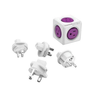 Picture of Allocacoc PowerCube ReWirable Original, Purple