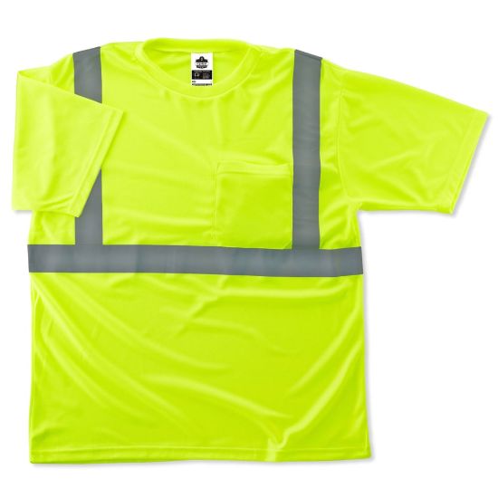 Picture of Ergodyne GloWear 8289 Type R Class 2 T-Shirt, X-Small, Lime