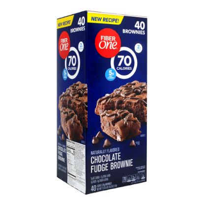 Picture of Fiber One 70 Calorie Chocolate Fudge Brownies, 40 Count