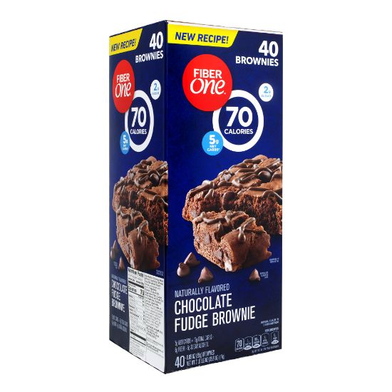 Picture of Fiber One 70 Calorie Chocolate Fudge Brownies, 40 Count