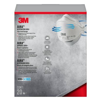 Picture of 3M Aura N95 Particulate Respirator, 9205PH-20-DC, Pack of 20 Respirators