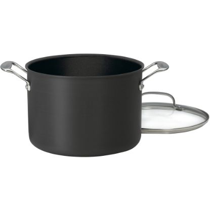 Picture of Cuisinart Chef's Classic Hard-Anodized Non-Stick Stockpot With Cover, 8 Qt, Gray