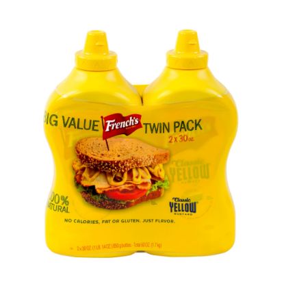 Picture of Frenchs Classic Yellow Mustard, 30 Oz Bottle, Pack Of 2