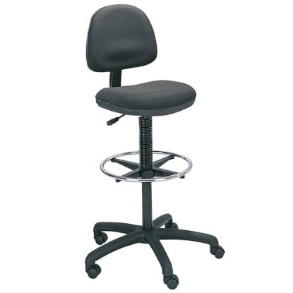 Picture of Safco Precision Extended-Height Fabric Chair, Black