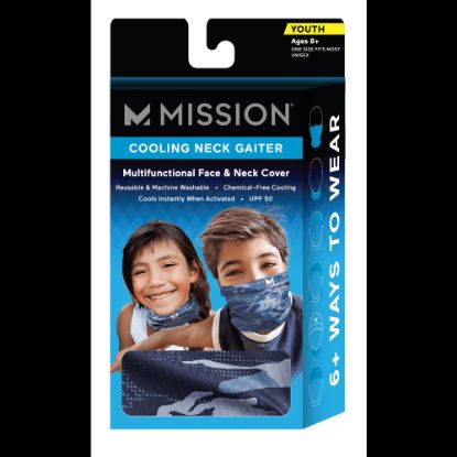 Picture of Mission Cooling Neck Gaiter, Youth One Size, Camo