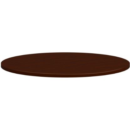 Picture of HON Mod HLPLTBL42RND Conference Table Top - 42in - Finish: Traditional Mahogany