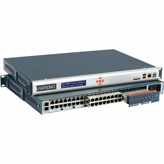 Picture of Lantronix Advanced Modular Console Manager - 2.0 Total Expansion Slot(s) - 8 x Serial Port - 10/100/1000Base-T, 1000Base-X - Gigabit Ethernet - TAA Compliant