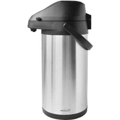 Picture of Brentwood Air Pot CTSA-3500 Vacuum Flask - 3.7 quart (3.5 L) - Brushed Stainless Steel