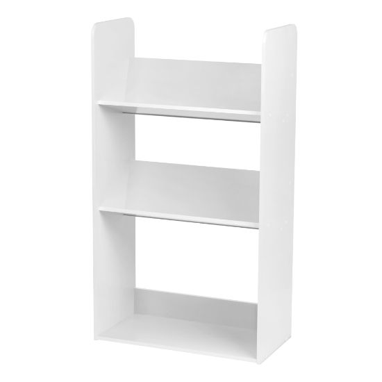 Picture of IRIS 2-Tier Storage Shelf With Footboard, White