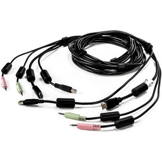 Picture of AVOCENT KVM Cable - 10 ft, Single Display, HDMI, 1 x USB, 2 x Audio, Standard KVM cable