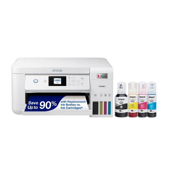 Picture of Epson EcoTank ET-2850 Cartridge-Free Supertank Wireless Inkjet All-in-One Color Printer