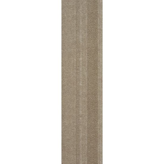 Picture of Foss Floors Peel & Stick Couture Carpet Planks, 9in x 36in, Taupe, Set Of 16 Planks