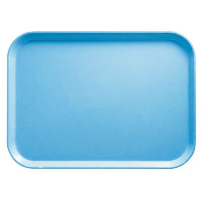 Picture of Cambro Camtray Rectangular Serving Trays, 14in x 18in, Robin Blue, Pack Of 12 Trays