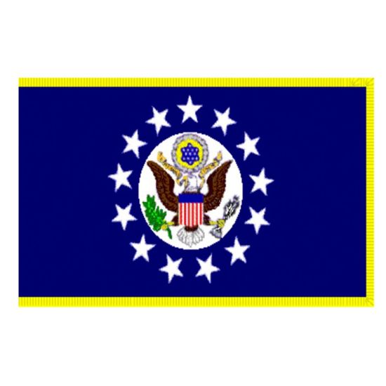 Picture of Missions Chief of Missions Flag, 36in x 68in, Blue/Gold/White