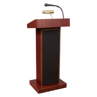 Picture of Oklahoma Sound 800X Series Floor Lectern, Mahogany