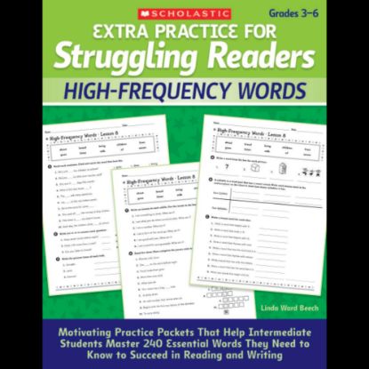 Picture of Scholastic Extra Practice For Struggling Readers: High-Frequency Words