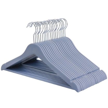 Picture of Elama Home Coat Hangers, Blue, Pack Of 20 Hangers