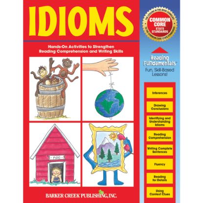 Picture of Barker Creek Grammar Activity Book, Idioms, Grades 1 To College