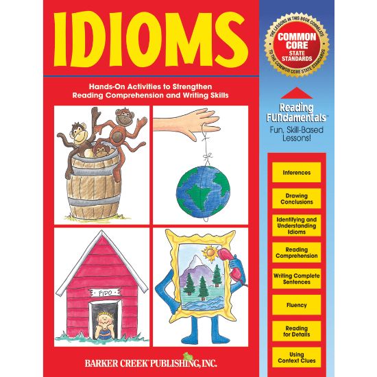 Picture of Barker Creek Grammar Activity Book, Idioms, Grades 1 To College