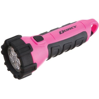 Picture of Dorcy 55 Lumen Floating Pink Flashlight - AA - Rubber - Pink