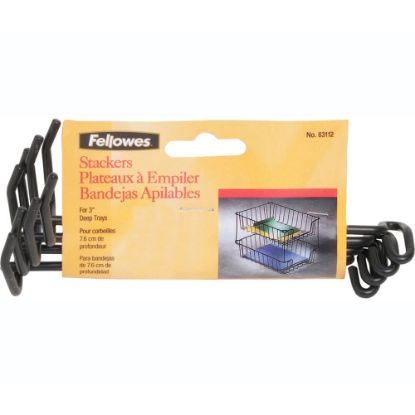 Picture of Fellowes Wire Stacker Set for 3in Trays - 4 / Set