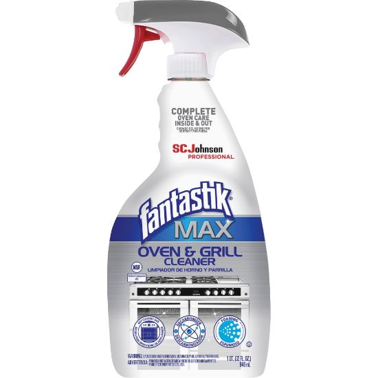 Picture of fantastik Max Oven & Grill Cleaner - Foam Spray - 32 fl oz (1 quart) - 1 Each - Clear