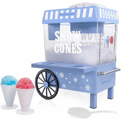 Picture of Nostalgia Snow Cone Maker, 10-1/2in X 15-1/2in, Blue