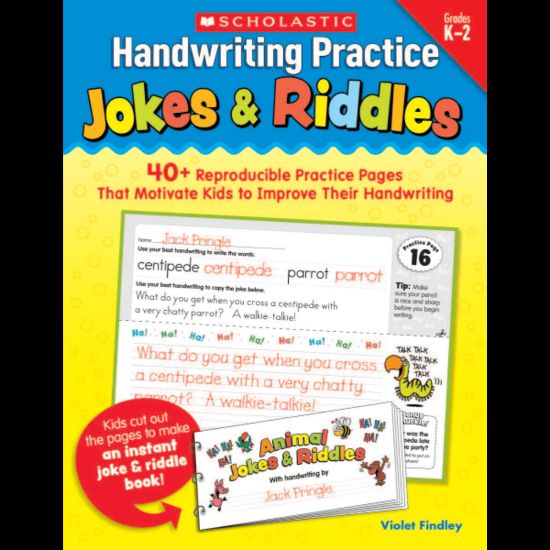 Picture of Scholastic Handwriting Practice: Jokes & Riddles