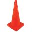 Picture of Impact Slim Safety Cone - 6 / Carton - 51.7in Width x 28in Height - Cone Shape - Rugged - Orange