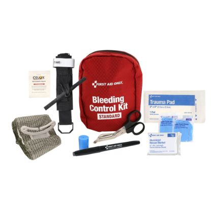 Picture of First Aid Only Bleed Control Standard Pro Kit, 3-1/2inH x 5inW x 7inD, White