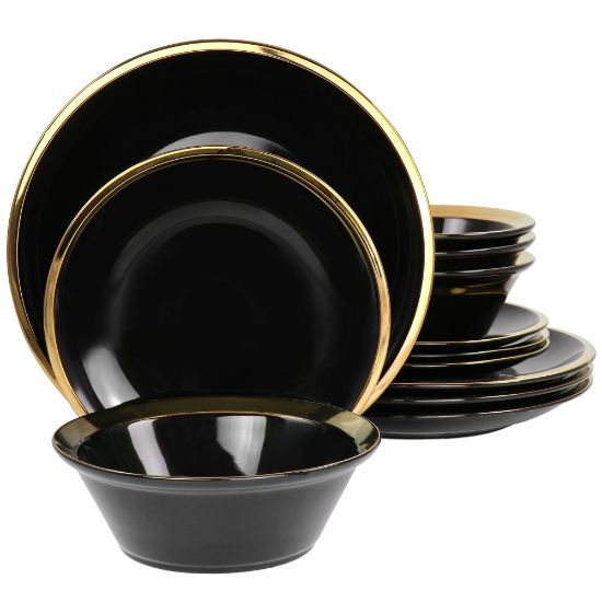 Picture of Gibson Home Premier Gold Dinnerware Set, Assorted Colors