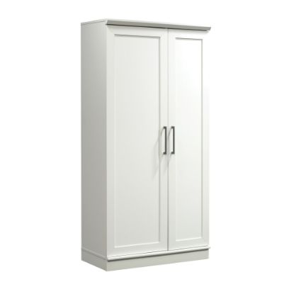 Picture of Sauder HomePlus Storage Cabinet, 12 Shelves, Soft White