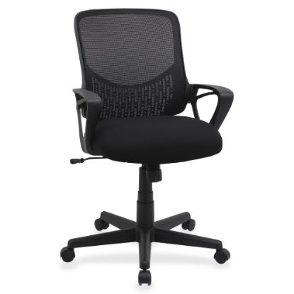 Picture of NuSparc Mid-backMesh/Fabric Task Chair, Black