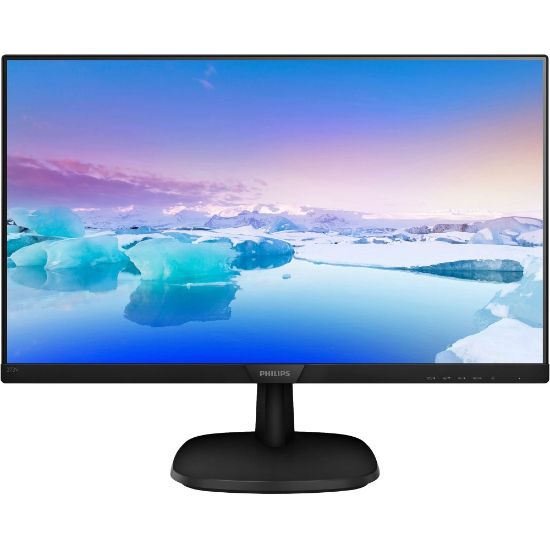 Picture of Philips 273V7QJAB 27in Class Full HD LCD Monitor - 16:9 - Textured Black - 27in Viewable - In-plane Switching (IPS) Technology - WLED Backlight - 1920 x 1080 - 16.7 Million Colors - 250 Nit - 5 ms - GTG Refresh Rate - Speakers - HDMI - VGA - DisplayPort