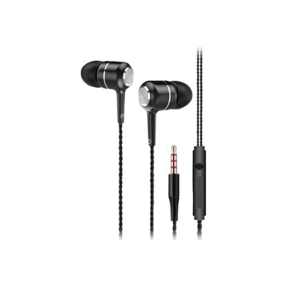 Picture of B3E K1 - Earphones with mic - in-ear - wired - 3.5 mm jack - black