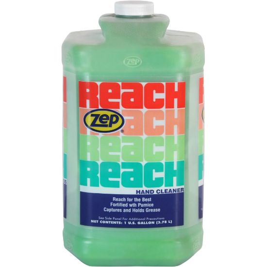 Picture of Zep Commercial Reach Liquid Hand Soap Cleaner, Almond Scent, 128 Oz Bottle